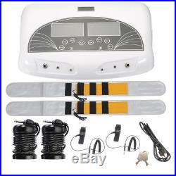 LCD Dual Ion Detox Ionic Foot Bath Spa Machine Cell Cleanse With Arrays Earphones