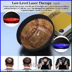 LLLT Laser LED Hair Growth Cap Red Light Therapy Regrowth Anti-loss Treatment