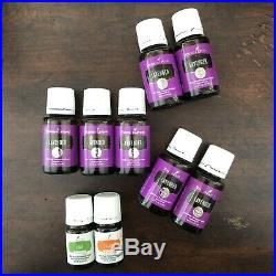 LOT OF 7 Young Living LAVENDER Essential Oils 15ML Brand NewithSealed + Freebies