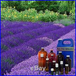 Lavender 40/42 Essential Oil Pure Uncut Sizes from 3ml to 1 Gallon