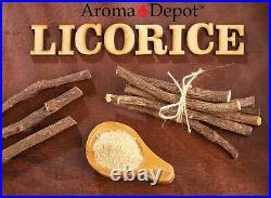 Licorice Root Powder (Liquorice) Mulethi Glycyrrhiza glabra 100% Natural Raw