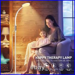 Light Therapy Lamp 11000 Lux, LED Uv-Free Sunlight Lamp, Full Spectrum Happy Ther