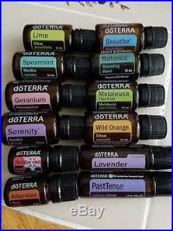 Lot of 12 Doterra Essential Oils
