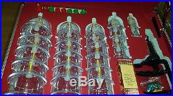 Luxury 24 Peices Cupping Set Magnetic Acupuncture Therapy In Aluminum Case