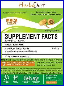 Maca Root Extract Powder Sexual Health Stamina Libido Energy Balances Hormones