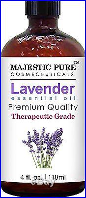 Majestic Pure Lavender Essential Oil Therapeutic Grade 4 fl. Oz