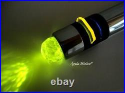 Master Healing 3 Crystals quartz light wand torch chromotherapy Chakras 8 color