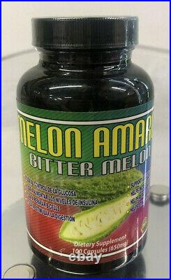 Melon Amargo Bitter Control Glucosa Glucose 650mg 100 Capsulas