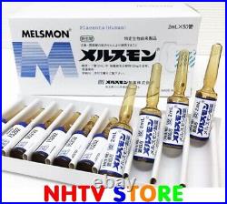 Melsmon Japan Human Placenta anti-aging formula 50 tube 2ml, Free ship worldwide