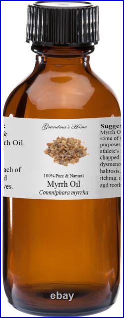 Myrrh Essential Oil 2 oz 100% Pure and Natural Free Shipping US Seller