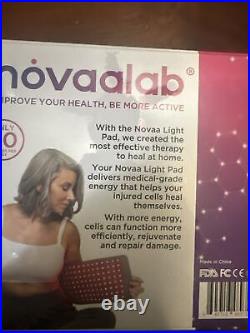 NEW NovaaLab Novaa Healing Infrared Red Light Therapy Knee Back. Sealed
