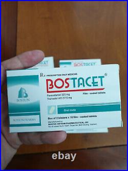 NEW SEAL Bosttacett Pain treatment, 12 Boxes 240 Tablets Exp. 04/23