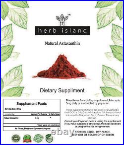 Natural Astaxanthin Extract 10% Super Antioxidant Haematoccus Pluvialis Powder