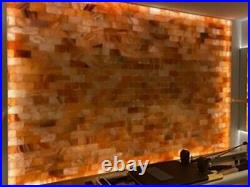 Natural Himalayan Pink Salt Tiles & Bricks- 8x4x2 For Walls & Home Improvement