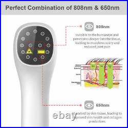 Near Infrared Red Light Therapy Pain Relief Handheld Device Laser 808 650nm USA