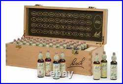 Nelson Bach complete Set 20ml Original Flower Remedies in hardwood box BBE 2024
