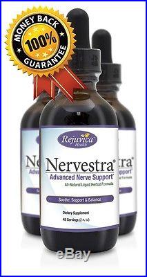 Nervestra Neuropathy & Nerve Pain Support Supplement 3 Bottle Value Pack