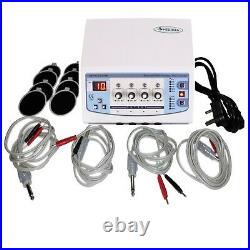 New Advanced Electrotherapy Physiotherapy Machine 4 channel 8 electrodes Device