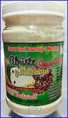 New Alpiste Guanabana Y Moringa Canary Seed Soursop Moringa Dietary Supplement