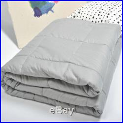 New Weighted Blanket Heavy Sensory Blanket For Adult Light Gray (59x78 -15LB)