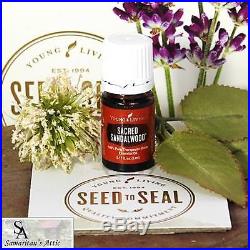 New Young Living Essential SACRED SANDLEWOOD 5ml Great For Skin Care Scarce Oil