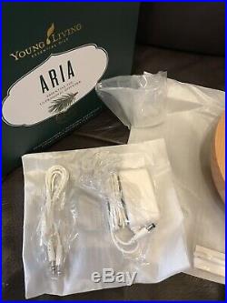 New Young Living Glass ARIA Ultrasonic Diffuser Remote Light Upgraded Model