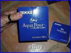 Nikken 4xPiMag Aqua Pour Mineral Stones Cartridge Filter Microsponge 1386 1361