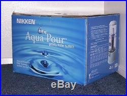 Nikken Aqua Pour Gravity Water Filtration System #1360 New In Box