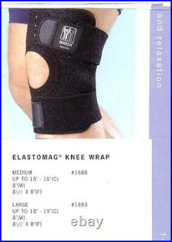 Nikken Elastomag Eql-fir Magnetic Knee Wrap Size Large #1693 Used Demo No Box