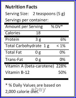 NuSci 100% Pure Spirulina Powder 5Kg (11LB) GMO Free & Non-Irradiated