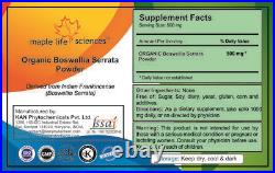 ORGANIC Boswellia Serrata Powder (Indian frankincense) Pure & High Quality