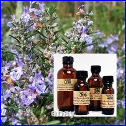 ORGANIC ROSEMARY PURE ESSENTIAL OIL Full Strength. 5 to 32 oz Wholesale US