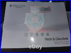 Omnilux Contour Neck & Decollete Lines Wrinkles Natural Red Light Therapy Device