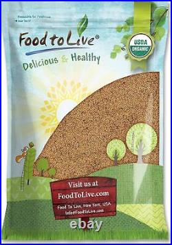 Organic Alfalfa Seeds for Sprouting Non-GMO, Sproutable by Food To Live
