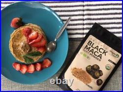 Organic Black Maca Raw Powder USDA Organic Peruvian 8oz, 1LB, 2LB, 4LB
