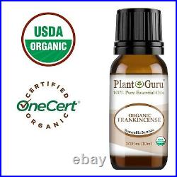 Organic Frankincense Essential Oil 10ml USDA Therapeutic Grade 100% Pure