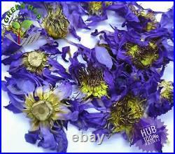 Organic Natural BLUE LOTUS Nymphaea Caerulea Dried Flower 100%Herbal Tea / Smoke