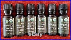 Organic Therapeutic Grade Aromatherapy Essential Oil SET
