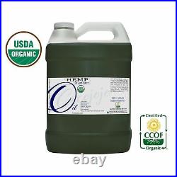 Organic hemp seed oil 100% pure unrefined cold pressed usda certified non gmo