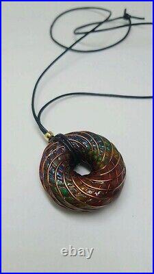 Orgonite Rodin Coil Necklace 7Chakra Alignment pendant PEMF