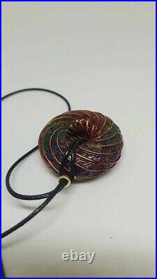 Orgonite Rodin Coil Necklace 7Chakra Alignment pendant PEMF