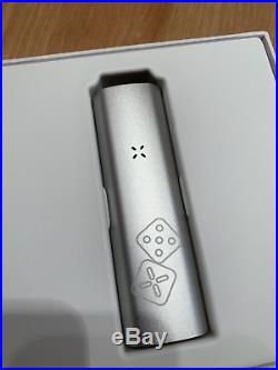 PAX3 Vape Complete Kit with Matte Silver Finish & Exclusive Dice Laser Engraving