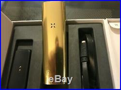 PAX 3 Dry Herb Vaporizer Complete Kit Gold Gloss Original Box GREAT CONDITION
