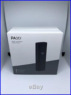 PAX 3 In Matte Black Color Authentic Complete Kit Sealed Valid 10 YR Warranty