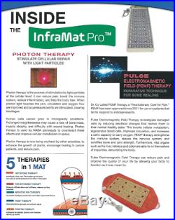 PEMF Chair Mat with Multiple Therapies in One PEMF Infrared Negative Ions