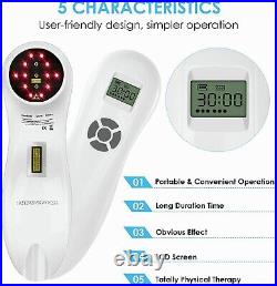 PULSE setting, Cold Laser Therapy Device +Watch for Pain Relief, Human/animals