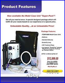 Pemf 8000 Deluxe New Full Package Device Advanced Electro-magnetic Therapy