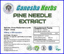 Pine Needle High Absorption & Potency extract Capsules Suramin + Shikimic