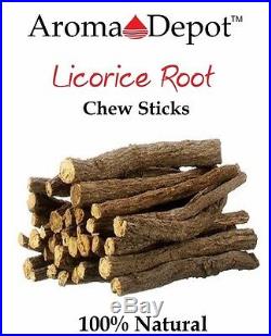 Premium 1/2l b Organic Licorice Root Stick Natural Dry Turkish Licorice Chew 8oz