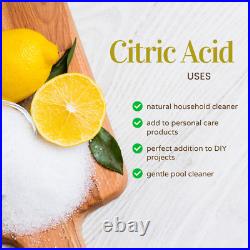 Pure Citric Acid Powder HIGHEST QUALITY GRADE ANHYDROUS 4 oz 50 lb (Bulk)